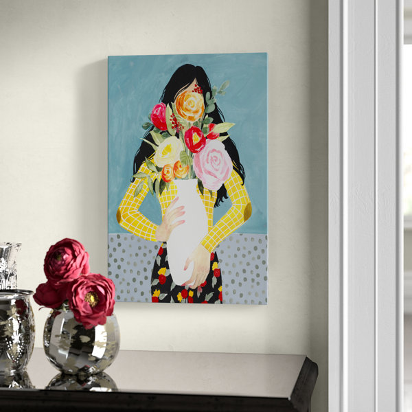 Fairmont Park Flower Vase Girl II by Grace Popp Wrapped Canvas